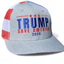 Donald Trump 2024 Save America Patriotic Hat