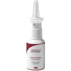 1% Povidone Iodine Nasal Spray - Powerful Nasal Cleanser & Sinus Protection - Reduce Exposure to Airborne Contaminants - Travel Friendly - 30ml