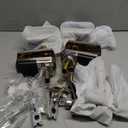 HIDALIFE Keyless Entry Door Lock with Keypad and Handle for Front Doors, Touchscreen, Anti-peep Password, Auto-Locking, Satin Nickel 4 Pack