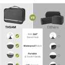 Travel Toiletry Bag for Women Men - Portable Large Hanging Organizer Makeup Bag for Cosmetic, Shampoo, Conditioner, Brushes Set, Cosmetic Travel Accessories Essentials, Grey