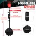 INNOLIFE Boxing Spinning Bar, Boxing Bar Punching Bag with Stand Quickly Respond for MMA Training, Stress Relief & Fitness