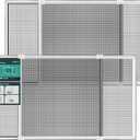 Paramondo Expandable Window Screen, Horizontal (20" H x 28.6" - 54" W, 2 Pack) Adjustable Window Screens, Replacement Window Screens for House Windows