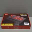 arVin Arcade Fight Stick Joystick Game Controller for iPhone iOS Android PC Fighting Stick for Nintendo Switch/PS3/PS4 Arcade Rocker Gamepad with Turbo & Marco for Emulators/Cloud/PS Remote Play/Steam (Black)