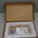 Shelf Bracket, Heavy Duty Floating Shelf Brackets 12-Inch Long, 6-Pack Brackets for Shelves, Matte White Coated L Shape Metal Wall Shelf Support Brackets with 1/5 Inch Thick and 160 lb. Load Capacity