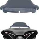 Smoke 7" Windshield Windscreen Compatible for Harley Davidson Touring Electra Glide Street Glide 2014 2015 2016 2017 2018 2019 2020 2021 2022