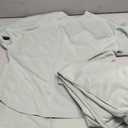 Sampeel Two Piece Sets for Women Summer Outfits Oversized Wide Leg Crop Pants Lounge Sets Airport Beach Vacation Clothes (Small, Sage Green)