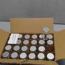 U Pack 2oz Mason Jar with Silver Lid for Honey Jam Spice Pack of 24 Sets