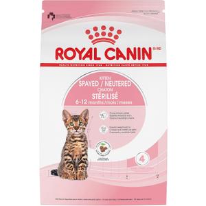 Royal Canin Feline Health Nutrition Spayed/Neutered Kitten Dry Cat Food, 2.5 lb Bag