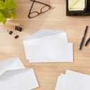 Amazon Basics #10 Business Letter Envelopes with Gummed Seal, No Tint, White, 500-Pack