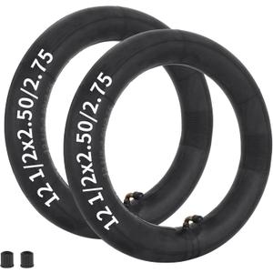 RUTU 12.5x2.75 12 1/2 x 2 1/4 Inner Tube for MX350 MX400 Rocket Electric Dirt Bike Scooter Stroller X-Treme X-560 eZip E-500 E-750 E-900 12.5x2.25/2.50/2.75 Tube 2 Pack