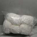 Cozyful Chunky Yarn for Hand Knitting - #10 Chunky Chenille Yarn, Jumbo Big Thick Chunky Yarns for Crocheting, Super Bulky Chunky Knit Blanket Yarns, 7 Skein (25 yds 8 oz Each Skein), Cream