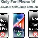 Fixerman for iPhone 14 Screen Replacement 6.1 inch, 3D Touch LCD Display Digitizer Assembly with Repair Tools,Compatible with Model A2649, A2881, A2884, A2883, A2882