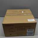 3-Light Semi Flush Mount Ceiling Light Fixture, 12.6" Gold Drum Light with Black Fabric Shade, Modern Close to Ceiling Light for Living Room Bedroom Dining Room Kitchen Hallway Entry Foyer