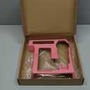 for Toyota Tacoma 2024 2025 for 4Runner 2025 Interior Accessories Dashboard Decor Center Consoles Air Outlet Vent Cover ABS Decorative Frame (Pink, Shift Panel Cover)