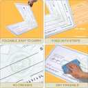 48 * 20 2 Pack Giant Extra Large Hard Oversized Checks for Presentations