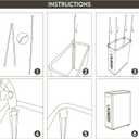 25" Slim Rolling Laundry basket on Wheels, 50L Collapsible Narrow Corner Laundry Hamper, Foldable Storage Bins, Grey