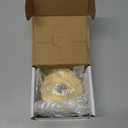 NOVINO Fire Hydrant Hose Adapter 2-1/2" NST/NH Female x 3/4" GHT Male, Brass Fire Hydrant Adapter to Garden Hose