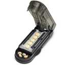 ONE PIX Pill Cutter Splitter for Small and Tiny Pills, Professional Adjustable Pill Cutter with Hidden Stainless Steel Blade, Safely Cuts Multiple Pills at Once, Grey