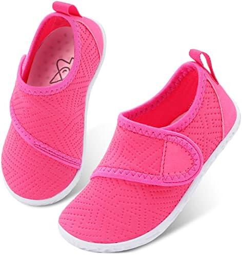 LeIsfIt Toddler Water Shoes Boys Girls Aqua Socks Kids Breathable Swim Shoes Non-Slip Barefoot Beach Shoes
