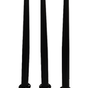 Heavy Duty Matte Black Metal Slant Angled Tapered Legs 29inch, 3 legs