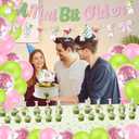 2 x Martini Party Decorations Set for Adults, A Tini Bit Older Birthday Theme Kit with Balloons, Banner, Cake Topper, Cupcake Picks & Tablecloth, Cocktail Decor for Women & Men