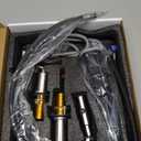 Ryuwanku Brushed Nickel Pull Down Bathroom Faucet with Pop-up Drain, 8 inch Widespread Bathroom Faucet 3 Hole with Pull Down Sprayer 2 Modes, 8'' Brushed Nickel Bathroom Faucet with Supply Lines