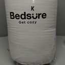 Bedsure Waffle Comforter Set King, Soft and Breathable Coconut White Bedding Comforter Set, 3 Pieces, 1 Waffle Weave Comforter (104"x90") and 2 Pillowcases (20"x36")