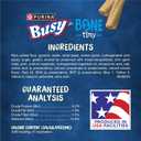 Purina Busy Bone Adult Toy Breed Dog Chew Bone Treats, Tiny - 60 ct. Pouch
