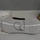 Inflatable Blow up Lumbar Support Pillow for Bed - Memory Foam Lower Back Pillow for Sleeping in Bed - Back Pain Relief While Sleep