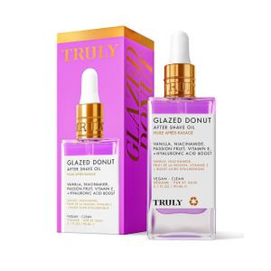 Truly Beauty Glazed Donut After Shave Oil Razor Bumps Treatment for Women, Razor Bump and Ingrown Hair Treatment for Bikini Area,  3.1 OZ