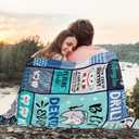 Dentist Gift Throw Blanket 60"X50", Dentist Gifts for Women Men, Dentist Appreciation Gifts, Gifts for Dentist Christmas/Birthday, Dentist Graduation Gifts, Best Dentists Gifts