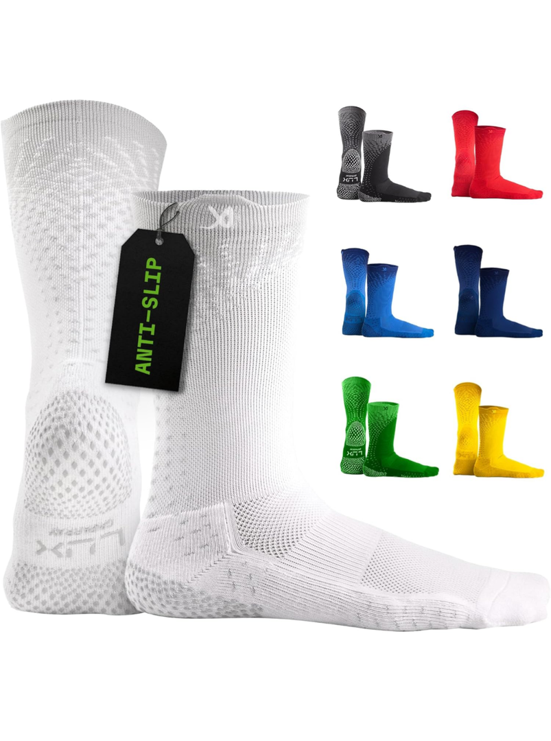 LUX Sports ProCleat Performance Grip Socks GripArray™ - Athletic Socks for Performance Sports - Grip Socks for Men and Women