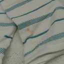 KitchenAid Albany Kitchen Towel 4-Pack Set, Aqua/White, 16"x26"