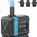 Pawfly 550 GPH Aquarium Submersible Water Pump (2000L/H, 30W) Ultra Quiet Water Fountain Pump with 6.5 ft. Lift Height Adjustable Water Pump for Fish Tanks Ponds Gardens Waterfalls Statuary and Sumps