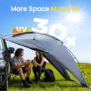 WildFinder SUV Tent, Rectangle Car Tent for Family, Waterproof & Windproof for Car Camping, Large Camping Tents with Storage Bag, SUV, Van, Jeep, 2-4p Car Side Tent