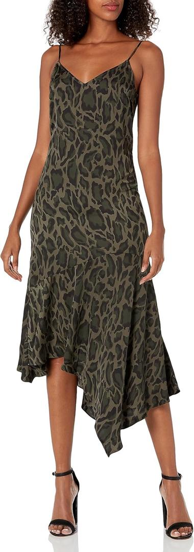 Steve Madden Women's Lucille Dress (Medium, Army Green)