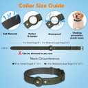 2-in-1 GPS Tracker for Dogs: Smart Pet Collar with Real-Time Tracking,No Monthly Fee/Subscription (iOS Only) Waterproof, Anti-Lost,365-Day Long Battery Life GPS Tracker Dog Collar(Tracker Included)