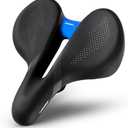 X WING Comfort Bike Seat for Men and Women with Innovative 5-Zone-Concept  Winged Bicycle Saddle with Memory Foam  Exercise Bike Seat for City, MTB & Trekking Bikes