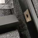 TOGU TG-6018 71 inches Solid Standoffs Heavy-Duty Commercial Grade-304 Stainless Steel Push Pull Door Handle/Barn Door Pull Handle/Glass Pulls, Matte Black Finish (71 in (Length)/1.58 x 0.39 in (Front x Side))