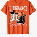 Country Western Theme Couple His Hers Matching Linedancing T-Shirt Size M