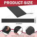 Patelai 36 Pcs Ho Train Track 72 ft Model Train Foam Roadbed Shock Absorption Base for O N Ho Scale Track Layouts 24 L X 2.8" W