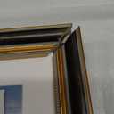 Golden State Art,13x19 Ornate Picture Frame with White Mat for 11x17 Photo or Display 13 x 19 Prints without Mat Color Black Gold(Plexiglass Front)