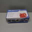 Rechargeable Fuel Transfer Pump with Auto-Stop & Leak Protection, 3.4 GPM Automatic Gas Can Pump with 71" Extra Long Hose, Portable Lithium Battery Gas Transfer Pump for Oil, Diesel, Gasoline (Red)