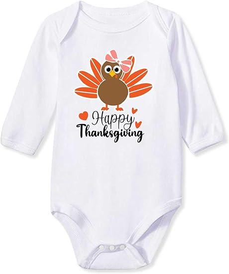 BFUSTYLE Baby Boys Girls Long Sleeve Romper Infant Funny Bodysuit Outfit 0-18 Months