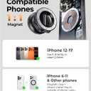 LISEN for Magsafe Car Mount, Magnetic Phone Holders for Your Car, Magnet Car Accessories for Women Men Interior Jeep BMW, Vacuum SuctionPro for Valentines Day Gifts for Him Her Kits, for iPhone 1712