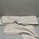 MUXHOMO Duvet Cover Queen Size, Reversible Floral Beige Duvet Cover Set with Zipper Closure, 3 Pieces Botanical Patterns Soft Microfiber Bedding Set with 4 Ties (90"x90", 2 Pillow Cases) (01 - Beige Leaves (No Comforter))