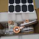 Glass Coffee Container with Wooden Shelf, 2 x 40 FLOZ Coffee Bean Storage with Sealed Closure Clips and Copper Spoon, Kitchen Large Capacity Food Storage Jar, Ground Coffee Container