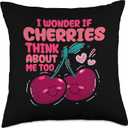 Cherries Cherry Throw Pillow