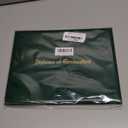 MyGradDay Imprinted Diploma Cover 8.5x11 Diploma Holder Graduation Certificate Cover Smooth Leather Letter Size Green