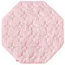 Octagon Playpen Mat Pink for Girls, Non Slip Baby Playpen Mattress Mat Fits 8 Panel Regalo Extra Large Portable Play Yard, Pink Star Print Playard Pad for Girls